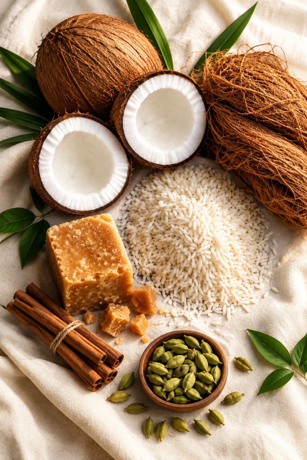 Natural and agricultural products from India — coconut, rice, spices and coir
