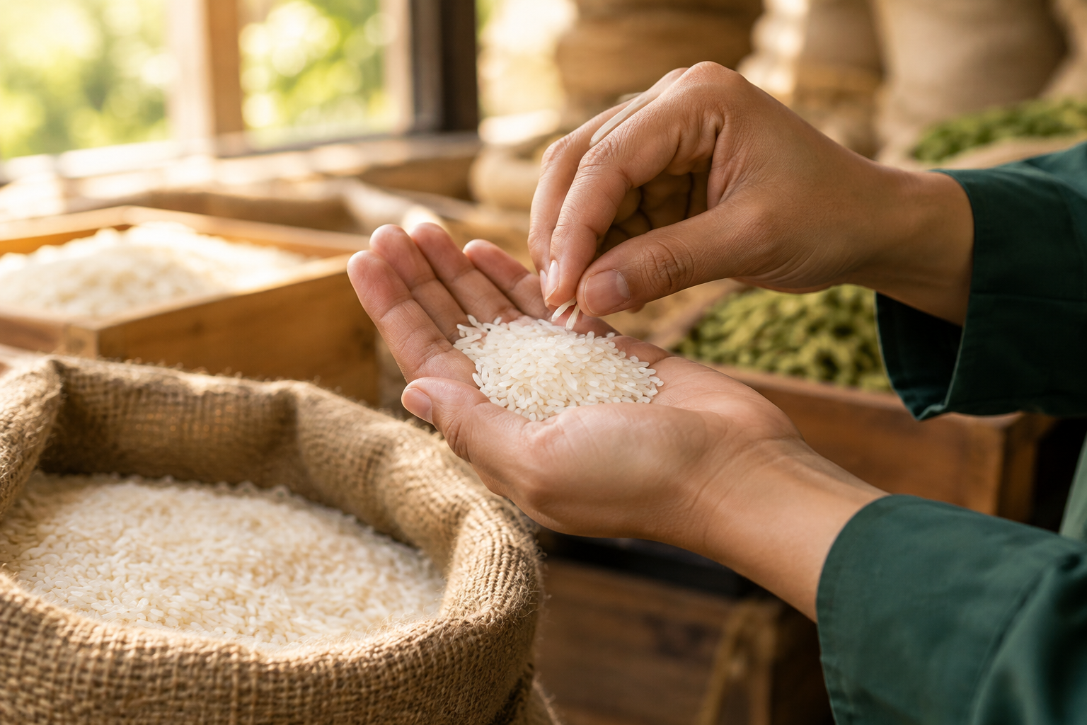 Quality inspection of natural products before export